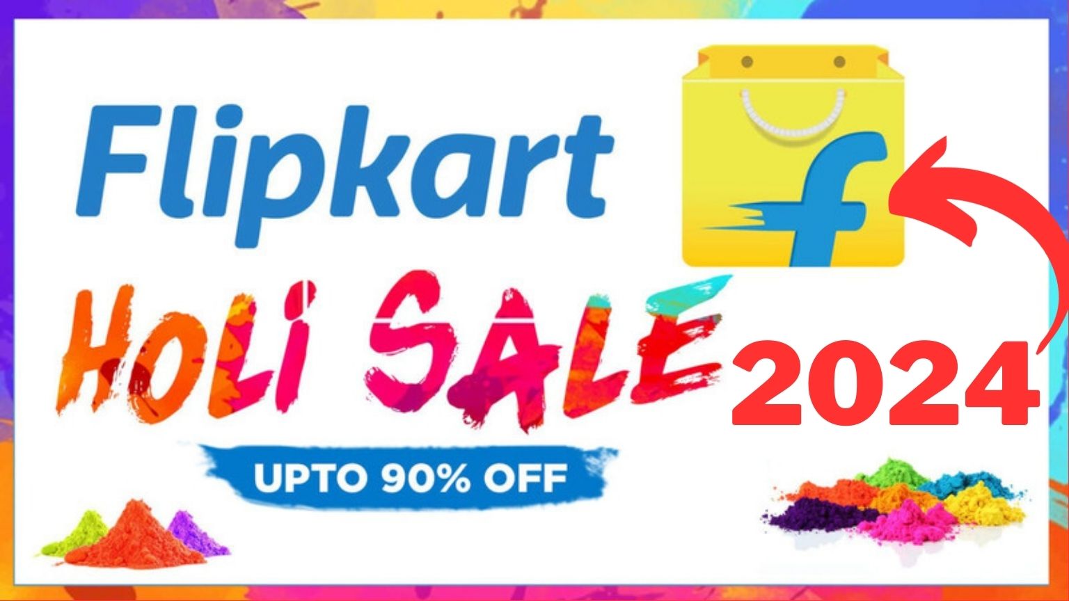 Flipkart Holi Sale Offer-2024